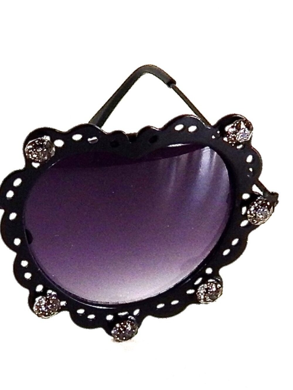 GASOLINE GLAMOUR LOVELACE RAPTURE HEART GLASSES πππ - Picture 3 of 8